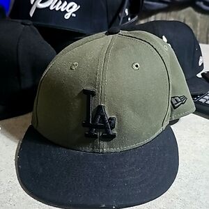 59fifty, LA, size 7 1/2, men, green, balck